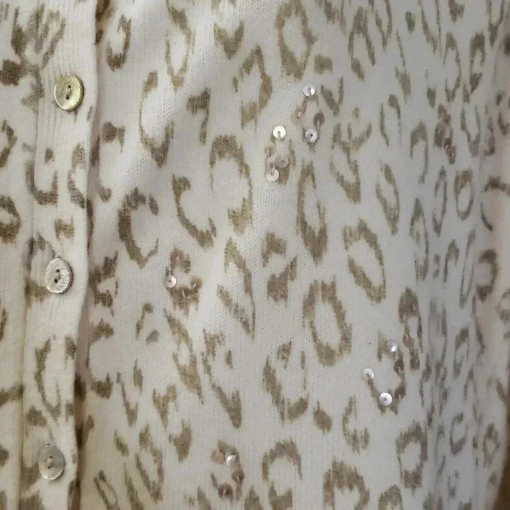 I.e. | Printed w/ sequin accents | Cardigan - Picture 6 of 8